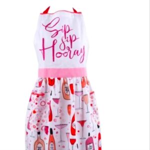 Design Imports Sip Sip Hooray Apron